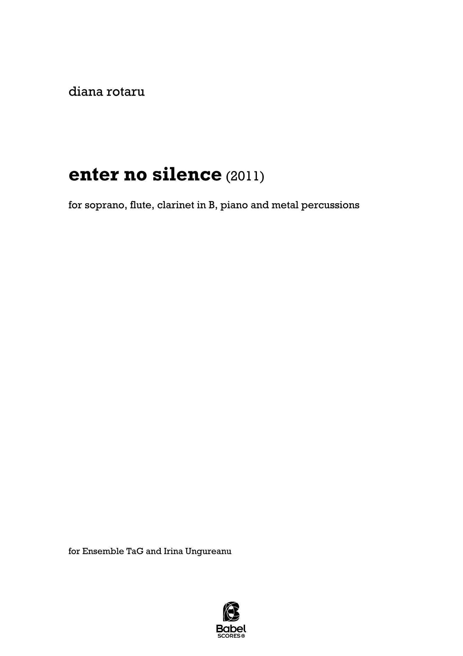 Enter no silence A4 z